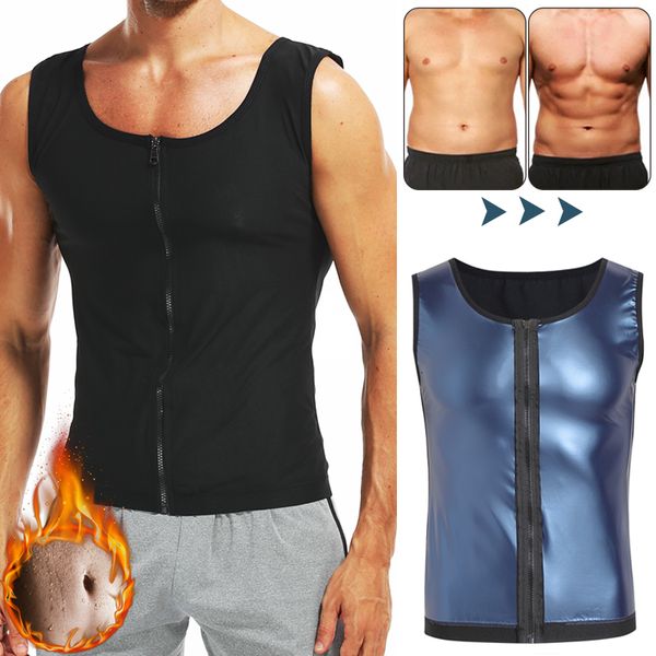 Body Shapers pour hommes Abdominal Shock Absorber Shaping Promotion Sweat Sauna Vest Fitness Taille Trainer Abdominal Weight Loss Shaping Fat Tight Bra Top 230329