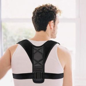 Moldeadores de cuerpo para hombres Soporte para espalda ajustable para hombres Alivio del dolor superior Corrector de postura Shaper Cinturón de soporte para hombros para adultos Niños Escuela