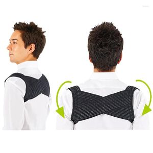 Heren lichaamsjabers heren mannen onzichtbare houdingcorrector Japan rug ondersteuning schouder lumbale brace bandage kruisbanden trainer riem