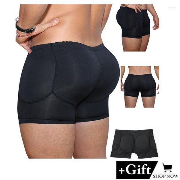 Body Shapers pour hommes Shorts pour hommes pour hommes Butt-lifting Fake Butt-increasing Underwear Shapewear Buand Hip Enhancer Booty Rembourré Sexy
