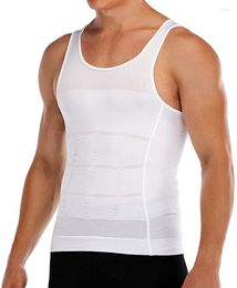 Heren lichaamshapers herenheren Slimmare Shaper Vest om man borsten te verbergen Shapewear Compression shirt abs buik slanke onderhemd