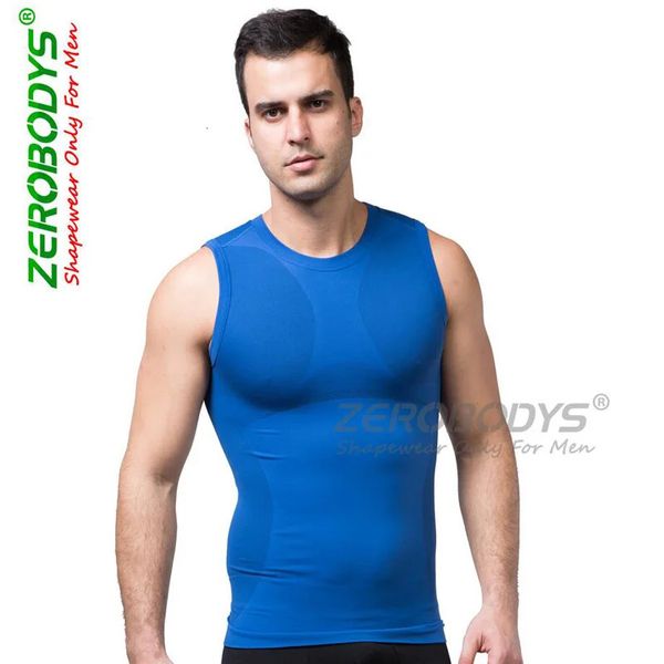 Men's Body Shapers Hommes minceur corps Shaper ventre gras thermique respirant sous-vêtements hommes gilet Corset Compression séchage rapide 231030