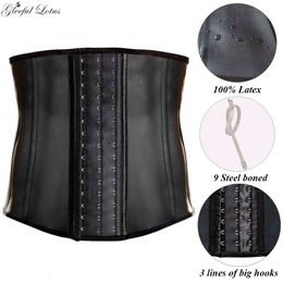 Hommes Body Shapers Hommes Shapewear Modélisation Sangle Mâle Minceur Ceinture Abdominal Binder Body Shaper Latex Taille Formateur Corset Pour Minceur Sous-Vêtements 230606