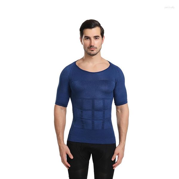 Hommes Body Shapers Hommes Minceur Shaper Gilet Chemise Abs Abdomen Mince Gym Workout Corset Contrôle Du Ventre Compression Débardeur Sans Manches