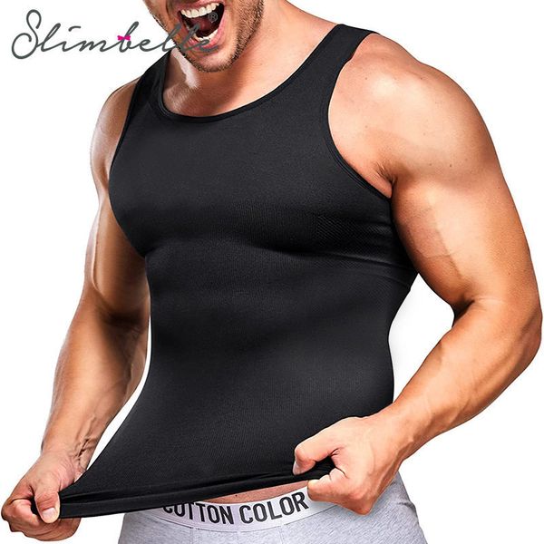Body Shapers pour hommes Chemises de compression pour hommes Minceur Body Shaper Vest Workout Tank Top Tummy Control Shapewear Abs Abdomen Corset Undershirt 230616