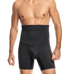 Moldeadores de cuerpo para hombre, pantalones cortos de compresión moldeadores para hombre, entrenador de cintura breve, cinturón adelgazante para Control del vientre, ropa interior de modelado