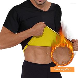 Heren lichaamsvormen plus size heren thermische shaper slanke tops 2022 zomer thermo zweet sauna taille trainer korset shapewear s-4xl