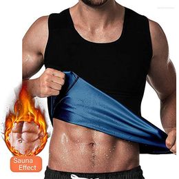 Chemise de costume de sauna pour hommes - Gilet de compression de la transpiration pour piéger la chaleur