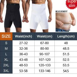 Hombres Body Shapers Shorts Corset Boxer Control Sin Costuras Adelgazar Fajas Bragas Barriga Anti-rizado Ropa Interior Breve Cintura Alta Shaper