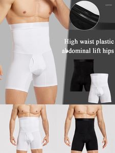 Body Shapers pour hommes Tummy Boxer Shorts Pantalon Ceinture Slim Taille Haute Compression Belly Shaping Belt