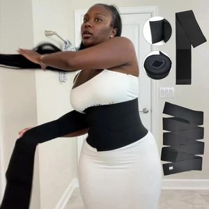 Heren Body Shapers Dames Belly Control Riem Lange Torso Taille Tummy Wraps Band Voor Mannen Dames Trainer Afslanken Shaper Workout Sweat
