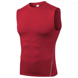 Body Shapers pour hommes Workout Tank Tops Gym Muscle Tee Bodybuilding Sans manches T-shirts Fitness Training Cool Dry Athletic Corset Top