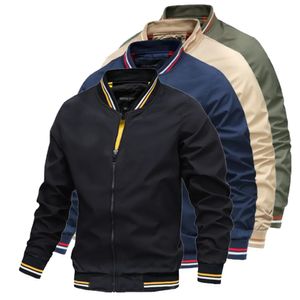 Blouson bombardier pour hommes, coupe-vent décontracté, manteau de Baseball, vestes de l'armée, vol Cargo, vêtements masculins, printemps-automne, 240102