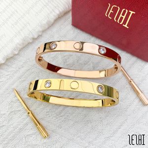 Herenarmband Designer Gouden armbanden voor dames Luxe armband Kristallen armbanden Bangle Zilver Zilveren manchetarmbanden voor dames Sieradenset Damesontwerper