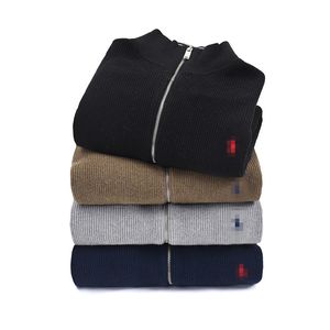 Herenmerk Polo geborduurde trui-ontwerper Zipper Half High Neck trui trui trui t-shirt pullover herfst/wintertrui