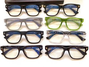 Marcos de gafas de marca para hombres Gafas ópticas de moda Marco de anteojos para hombres Mujeres Marco de titanio Gafas para miopía con caja original
