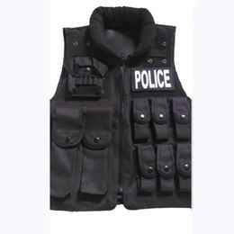 Bulletproof tactische gevechten van mannen Molle Black Vest, Militair, CS, SWAT, Army-fans, schieten, beschermende apparatuur, multi-pockets