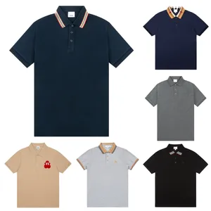 Polos d'affaires pour hommes Designer TeesPolos T-shirt classique en coton de haute qualité avec lettre brodée Logo Haut de gamme Sensation confortable Chemise asiatique Taille M-3XL
