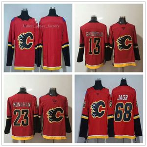 Heren Calgary Flames Fanatics Branded Home Breakaway Jersey 13 Johnny Gaudreau 23 Sean Monahan 68 Jaromir Jagr Jerseys 3425