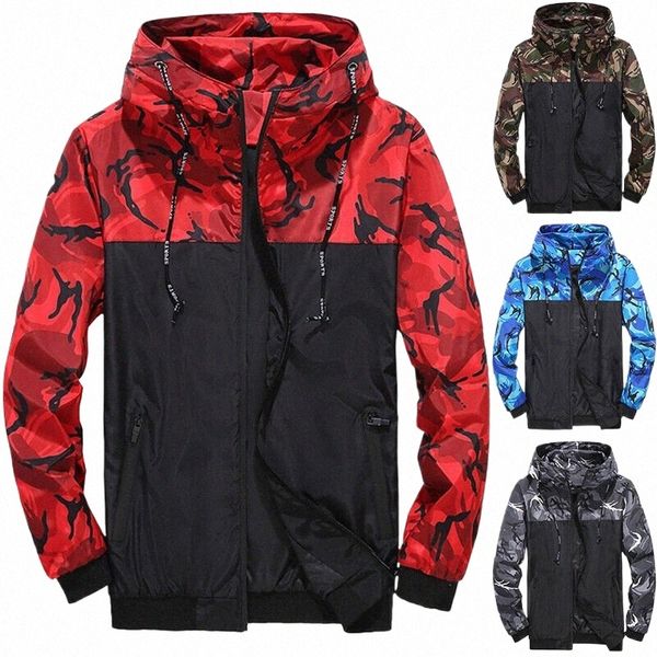 Manteau de couleur assortie pour hommes, séchage rapide, mince, coupe-vent, coupe-vent, imperméable, fermeture éclair, combinaison de ski, XL-6XL, q99p #