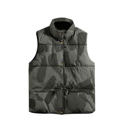 Hommes Camouflage gilet vestes hiver hommes chaud sans manches gilet hommes épais veste mâle fermeture éclair gilet pour automne hommes gilets