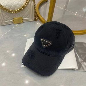 Chapeau de Baseball en toile pour hommes, chapeau de styliste, coupe cintrée, à la mode, avec Logo Triangle, 6 couleurs