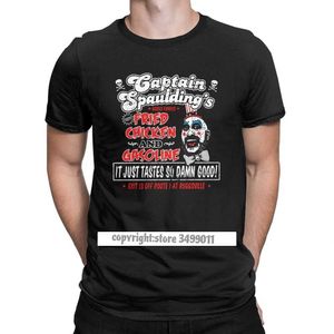 Captain Spaulding Fried Chicken Tshirt Devils Rejects Tee Shirt House Of 1000 Corpses Horror Halloween Gift Tops 210629