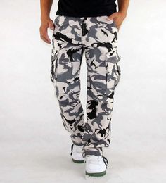 Herengoedbroek Mensenkleding Tactische Pant Mannen Combat Camouflage Army Style Camo Workwear Broek Plus Big Size S-XXXL A0604