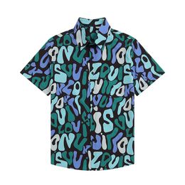 Mannen Casual Strand Shirts Mannen Zomer Korte Mouw Zijden Bowling Shirt Man Vest Blouse Mode Hawaii Bloemenprint Luxe Designer Overhemd Plus Maten M-3XL