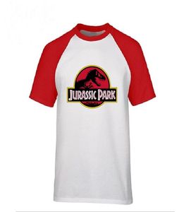 Casual losse losse heren tops Jurassk Park Print Man T-shirt European Aman Style Short Sleeve O Nek katoen T-shirt Polos6695044