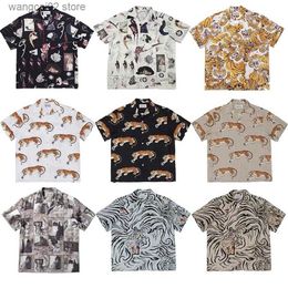 Chemises décontractées pour hommes 2022ss Tiger Printing WACKO MARIA Hawaii Shirts Hommes Femmes T-shirt de haute qualité WACKO MARIA Shirts Top Tees T230602