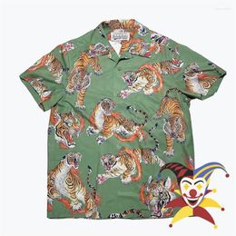 Chemises décontractées pour hommes 2022ss Tiger Wacko Maria Chemise Hommes Femmes Édition limitée Hawaiian247q