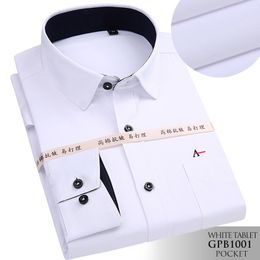 Casual shirts voor heren 2023 Elasticidade Ajuste Fino Vestido Masculino Casual Camisa de Mangas Compidas Vermelho Sociaal formeel Camisas 230822