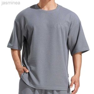Casual shirts voor heren 2023 Zomer Casual Casual korte mouw T-shirt Men Hip Hop Streetwear Shirt Male mode los