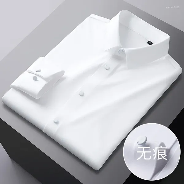 Camisas casuales para hombres 2024 Camisa de invierno Ropa formal de negocios de manga larga