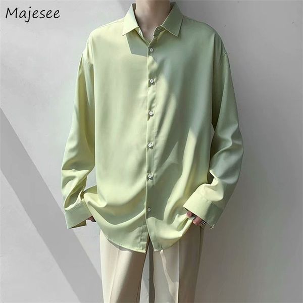 Camisas casuales de hombres de hombres 5 Colors Basic Solid Men Spring Excelente Moda coreana Tops Masculino Social Business Camisa Camisa Llegada 220901