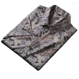 Casual shirts voor heren aankomst Super grote shirt met korte mouwen Zomer dunne digitale digitale gedrukte micro elastisch getij plus maat 2xl-8xl9xl10xl