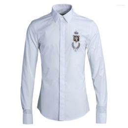 Camisas informales para hombre, llegada de calidad superior, bordado Seiko Lions Tides, tendencias de moda para hombre, manga larga para hombre de talla grande MLXL2XL3XL4XL