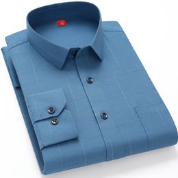 Chemises décontractées pour hommes BAMBOOPLE Chemises de haute qualité pour hommes Printemps Mode Business Imprimé Lisse Doux Décontracté Coupe boutonnée Facile d'entretien Tops AEchoice 230901