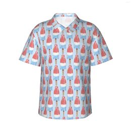 Chemises décontractées pour hommes Bomb Po Popsicle Aquare