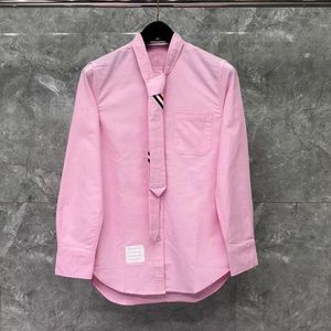 Chemises décontractées pour hommes Business Men's Cravate rayée sans col Rose Smart Man Formel Coton Chemise pleine longueur Taille XL ShirtMen's