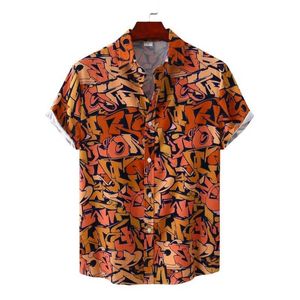 Casual shirts voor heren Kleding Men T-shirt Luxe originele heren shirts 2024 Fashion t-shirts man fr verzending tiki blouses sociaal Hawaiian katoen y240506