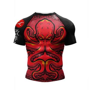 Chemises décontractées pour hommes Cody Lundin Sublimation masculine UPF50 + Sweat-shirt d'entraînement de surf Compression BJJ Jiu Jitsu Rash Guard Hommes KickboxingC24315