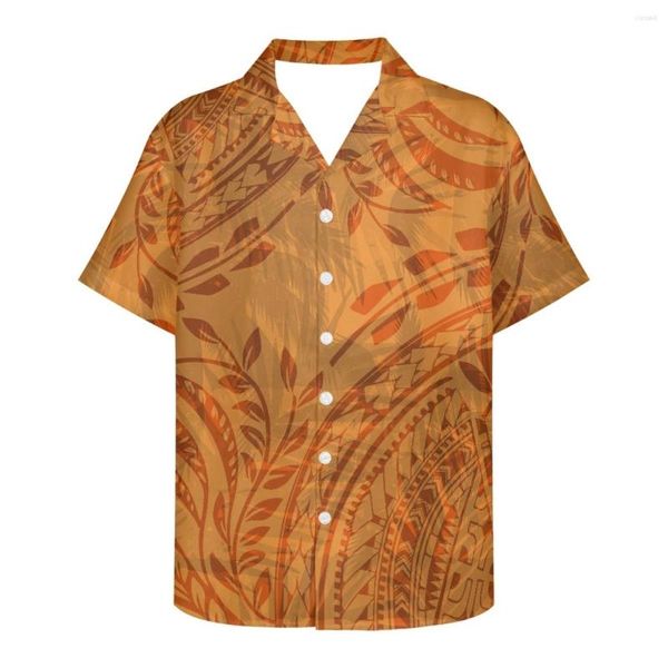 Camisas casuales para hombres Cumagical Beach For Men 2023 Manga corta Ajuste universal Aloha Tropical Ampliamente utilizado Botón suave hacia abajo