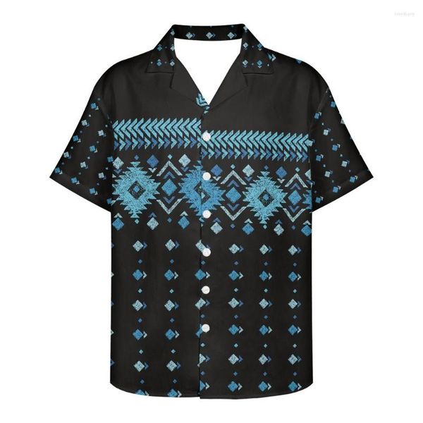 Chemises décontractées pour hommes Cumagical haute qualité Hawaii Design élégant à manches courtes impression numérique de luxe T-shirts pour hommes personnalisés vierges pour