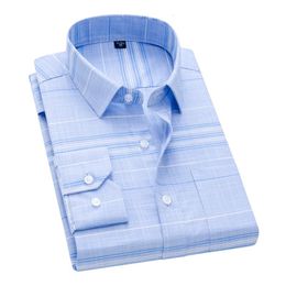 Chemises décontractées pour hommes DAVYDAISY Arrivée Hommes Chemise À Manches Longues Homme Plaid Printl Chemises Habillées D'affaires Marque Vêtements Chemise De Travail Homme DS262 230516