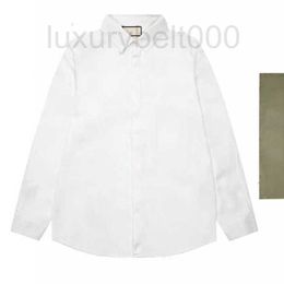 Casual shirts van de herenontwerper onderscheidt zich tussen high-end versies van de markt trendy merk Gu Gujia Classic All Over Print en dames OS Loose Long Sleeve 2SAF