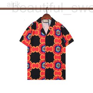 Casual overhemden voor heren designer luxe ontwerper heren bowlingshirt met geometrische print Hawaii bloemen heren slim fit korte mouw jurk verscheidenheid # heren 13NU