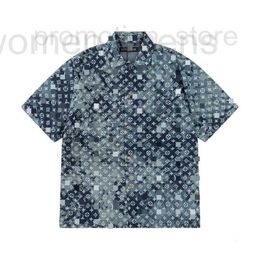 Casual shirts voor heren designer kwaliteit 24 trendy klassieke Presbyopia volledig gewassen denim shirt voor mannen en vrouwen casual modepaar yle4 f1oq