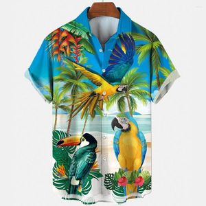 Casual shirts voor heren mode Hawaiiaanse heren kleding strand graphics 3d heren korte mouw tops zomer oversized